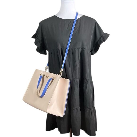 Kate Spade Cream And Electric Blue Crossbody Handbag - Picture 4 of 13